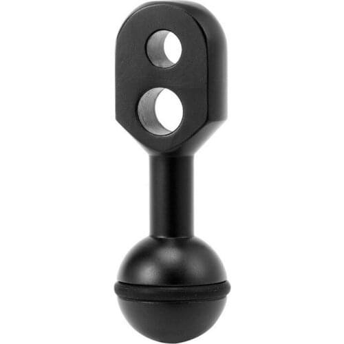 RISE-1 Inch Ball To Ys Head Clip Arm For Action Video Camera Light Diving Ball Head Butterfly Clip Adapter Mount Accessories