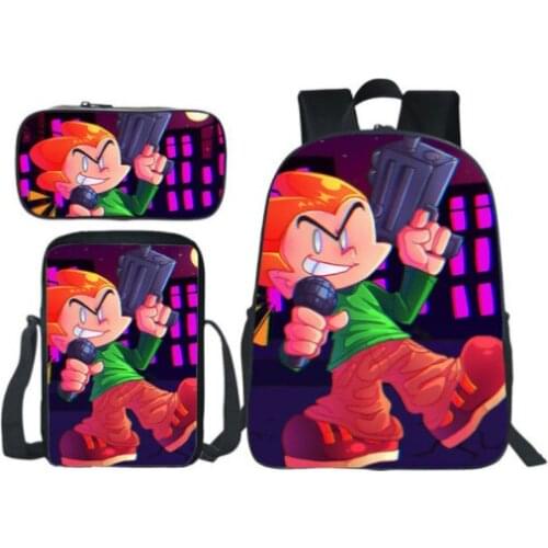 Hot Children School Bags Game Friday Night Funkin Backpack Girl Rucksack Boys Backpack Teenagers Book Bag Mochila