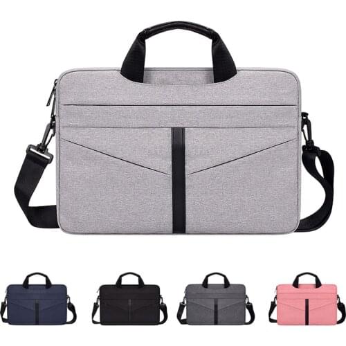 Laptop Bag 13.3 14 15.6 inch Waterproof Notebook Bag Sleeve Case For Macbook Air Pro 13 15 Cover Shoulder Handbag Briefcase Bag