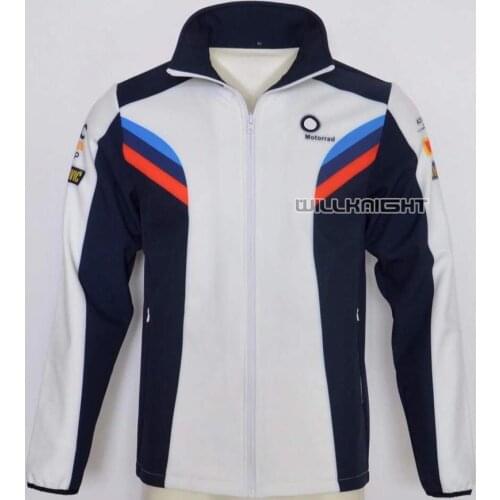 Mountain Bicycle Offroad Full Zip Fleece Sweater For BMW Motorrad Motocross Motorcycle ATV Bike Riding Sweatshirt