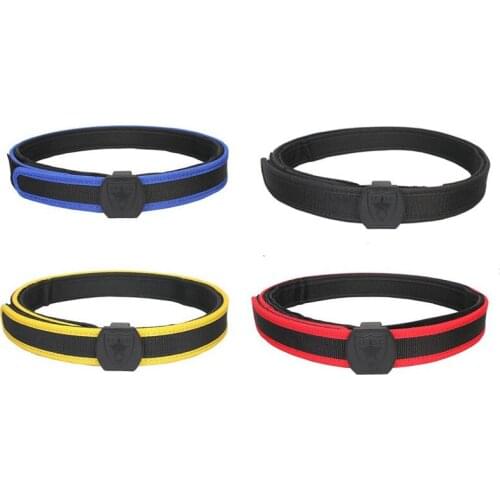 Tactical CS Outdoor Military Fighter Belt IPSC Special Shooting Clip Support Paintball Airsoft Molle Belt Black/Blue/Red/Yellow