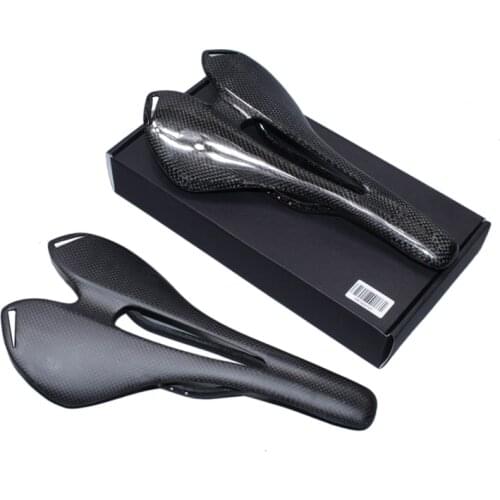 BALUGOE All Carbon Fiber Ultra Light Bicycle Seat Saddle Bag Road Bicycle Seat Saddle High Quality/Strength Saddle Seat