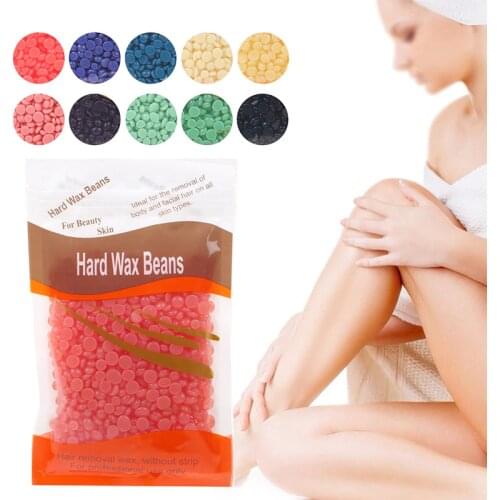 100g Paper-free Depilatory Wax Beans Hot Film Hard Wax Pellet Waxing Bikini Hair Removal Cream Full Body Leg Face Eyebrow Tools