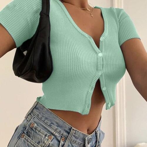 ZSIIBO Women's Knitted T-shirts China