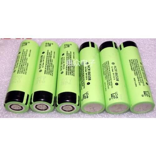 20PCS Japan imported NCR18650B lithium battery 3.7V 4.2V flashlight rechargeable battery NCR18650