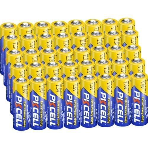 60PCS PKCELL R6P UM-3 battery 1.5V AA carbon duty battery primary dry batteries for alarm clock mouse remote control battery