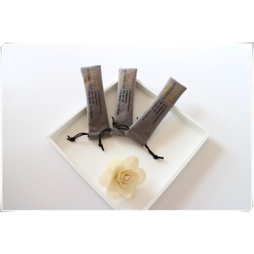 Customized Logo velvet bag silk-screen drawstring gift bags perfume package velvet pouch Free Shipping