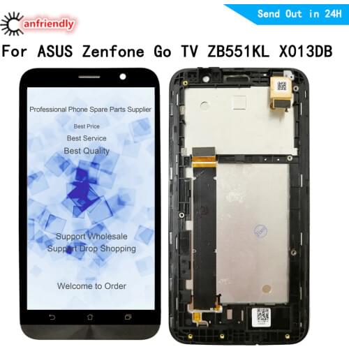 For ASUS Zenfone Go TV ZB551KL X013DB TD-LTE 5.5" LCD Display+Touch Screen Repair Digitizer Assembly Phone Replacement Glass