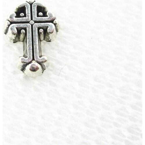 Hot selling 50pcs/lot Antique Silver Cross Floating Charms Living Glass Memory Floating Lockets DIY Jewelry Charms