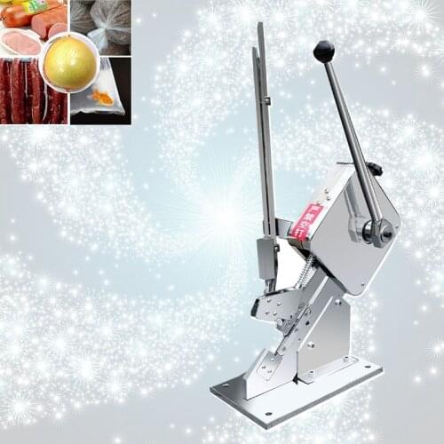 Supermarket Manual 2 Buckle Ham Sausage Mushroom Bags Sealing Machine hand press fruit mesh food bag U clipper Clipping Machine
