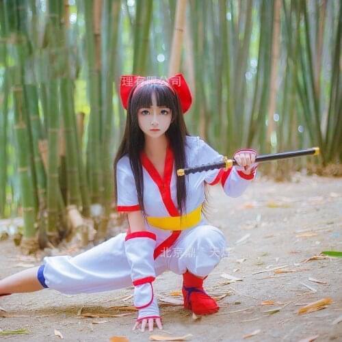 King of glory LOL SNK Samurai Spirits Nako Ruru Kimono Game Cosplay Costume/Black Cosplay Wig