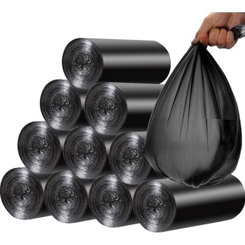 Zhangji 100pcs/5 roll Thicken Desktop Small Garbage Bags Household Car Mini Disposable Plastic Rubbish Bags Trash Bag