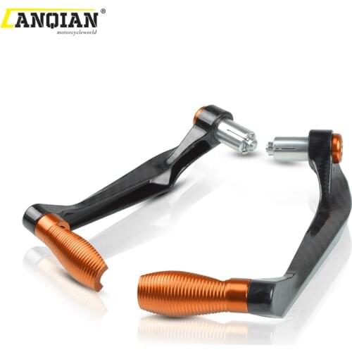 Motorcycle Aluminum Handlebar Grips Guard Brake Clutch Levers Guard Protector For 125 200 390 690 790 990 1290 1190 ADVENTURE RC