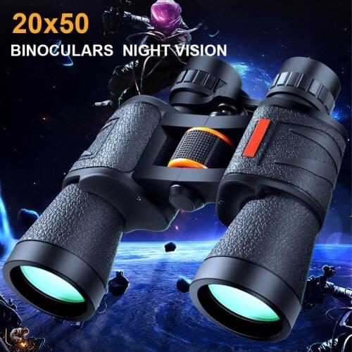 German Military 20X50 Powerful Binoculars Professional Long Range 50000M Telescope BAK4-Prism Waterproof Light Night Vision