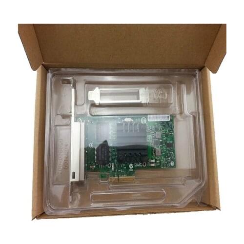 Factory New Quad Port NIC E1G44HT/E1G44HTBLK I340-T4 Network Card 10/100/1000Mbps 4 X RJ45 PCI-E Ethernet Server Card 1yr Wty