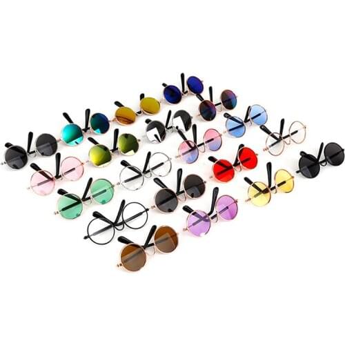 Cat Glasses Mini Sunglasses Reflective Personality Funny Headwear Photo Props Windproof Dog Teddy Puppy Kitten Pet Accessories
