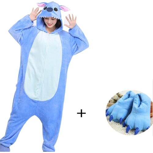 XXL 180-200CM Men Pajamas Cartoon Kigurumi Onesie For Adult Women Slipper Zipper Animal Pyjamas One-Piece Pijama Cosplay Costume