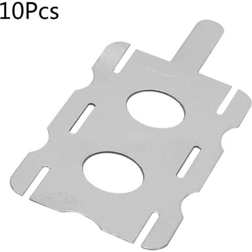 94PD 10 Pieces Portable Nickel Plated Welding Sheet for Battery Spot Welding Machine Welder Washers Exquisite Appearance