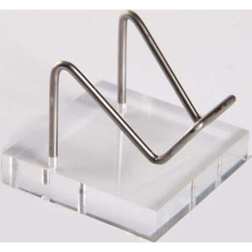 Clear Acrylic Display Stand for Fossils Minerals Rock Specimens Crystal Agate Stones Jewelry ,Stone Holder