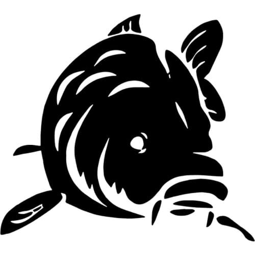 S50728# Various Sizes/Colors Car Stickers Vinyl Decal Carp Hunter Motorcycle Decorative Accessories Creative