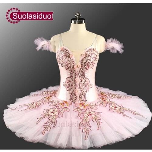 Sugar Plum Fairy Classcial Ballet Tutu Costume Performance YAGP Competition Tutu Costumes Girls Pink Ballet Tutus SD0062