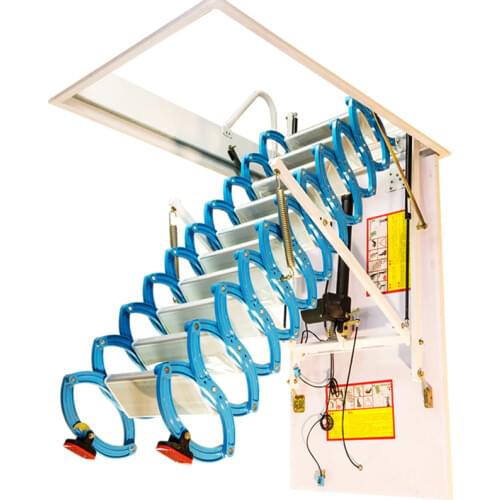 Anti slip stairs attic stairs step ladder telescopic ladder Titanium Magnesium Alloy portable