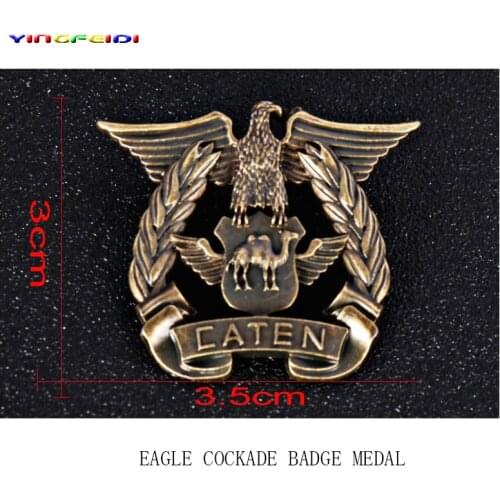 Vintage Navy Style Eagle Cockade Badge Medal