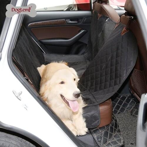 Waterproof Pet Carrier Car Rear Back Seat Mat Dog Car Seat Cover View Mesh Hammock Cushion Protector
