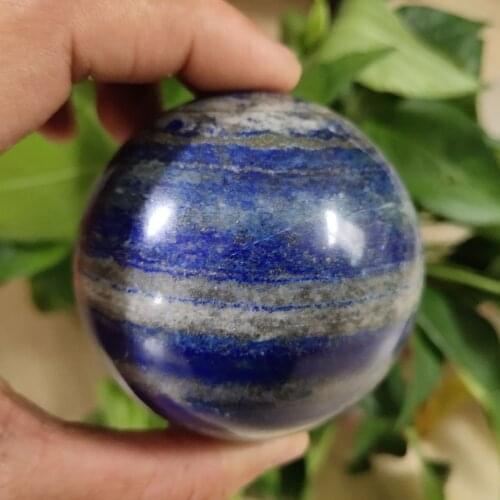 High Quality Natural Lapis Lazuli Precious Stones Crystal Balls Lazulin Sphere Reiki Meditation Vintage Jewelry House Decoration