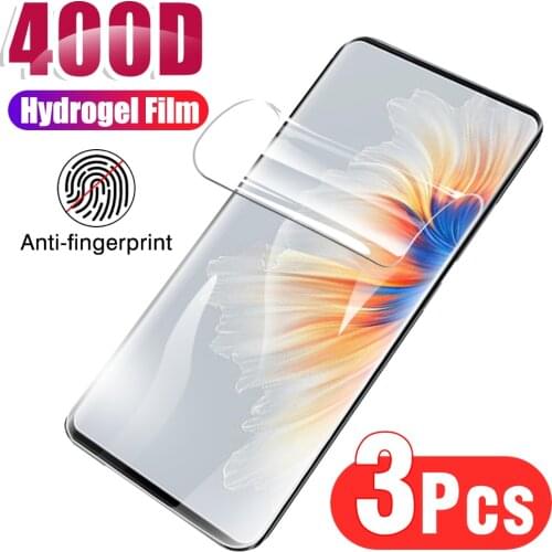 3PCS Full Cover Protective Film For Xiaomi Mix 4 Soft Hydrogel Film For Xiamoi Mix4 Xiomi Mi X4 6.67" Screen HD Film Not glass