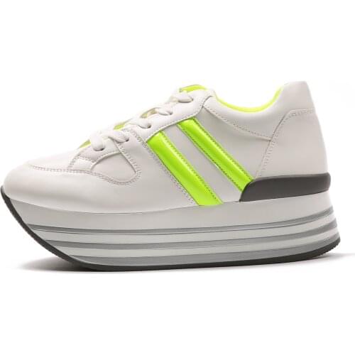 BENDI 2020 New Women Platform Shoes Fashion Casual Lace-Up Sneakers Thick Soles Ladies Shoes