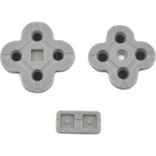 100PCS a lot High quality Rubber Conductive Button A B D pad select start silicon key press buttons repair parts for DSL