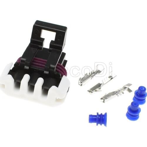 15 Sets Delphi 3Pin Way Black Metri-Pack 150 Female Temperature Sensor Plug Auto Connector