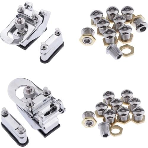 2pcs Drum Strainer Throw Off 20pcs Drum Air Vent Bass Tom Drum Accs Parts