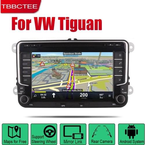 Android Car Radio Stereo GPS Navigation For Volkswagen VW Tiguan 2007 2008 2009 2010 2012 2013 2014 wifi 2din Car Radio Stereo