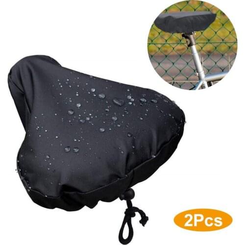 2020 new Waterproof Bicycle Saddles Protective Coverings Bike Seat Pack Front Tube Bag Saddle Pannier Rear Rain Cover useful
