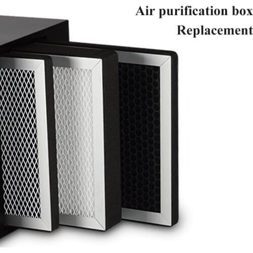 For 20mm box Filter replacement for Air purification box with actived carbon,metal air purifier,high efficient hepa filter