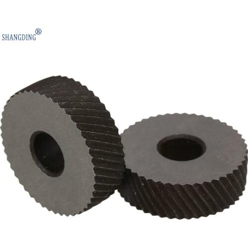 4X Durable Hss Diagonal Coarse Linear Knurl 0.8mm Pitch Single Wheel 26mm Dia