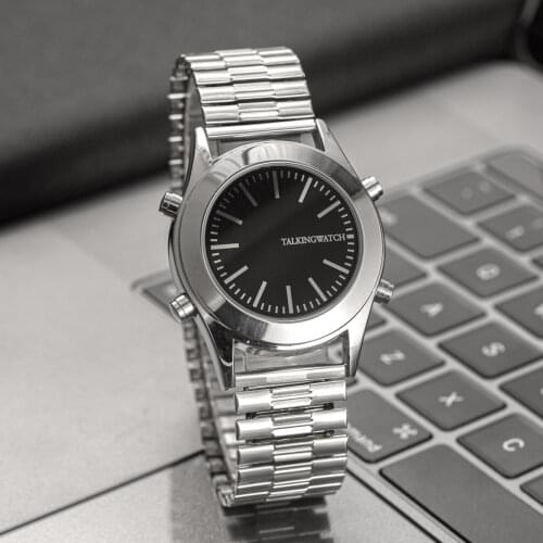 Spanish Talking Watch for Blind People or Visually Impaired with Alarm Quartz Watch in Stock Espanol Hablando