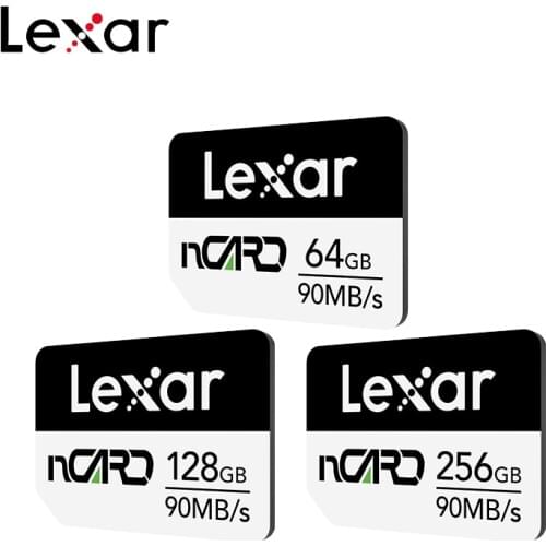 Lexar nCARD Micro SD Card 128GB 256GB Nano Card High Speed Flash TF Card Max 90MB/s NM Memory Card For Huawei Mate 20 Mate 30