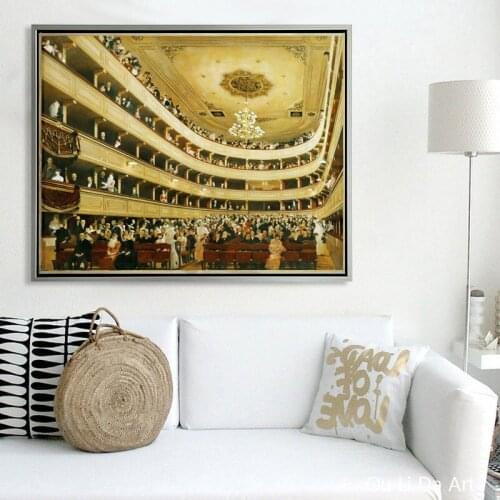 No frame classical court people palace art prints poster canvas printings oil painting printed on canvas wall decor pictures