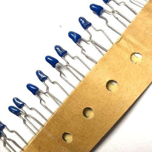 5pcs/100pcs 2.2uF 16V Tantalum capacitor 16V2.2uF 225 DIP Radial Blue