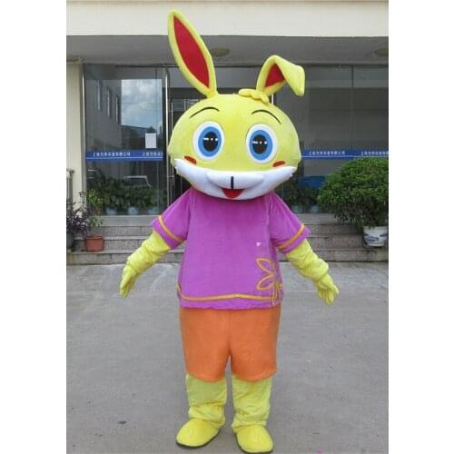 Rabbit Mascot Costume New Style Fancy Cute Dress Cosplay Theme Mascotte Carnival Costume Birthday Halloween Gift