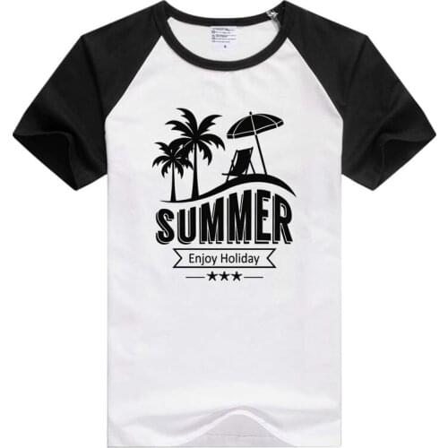 Summer Beach Tropical Island short sleeve casual Men Women T-shirt Comfortable Tshirt Cool Print Tops Fashion Tees GA890