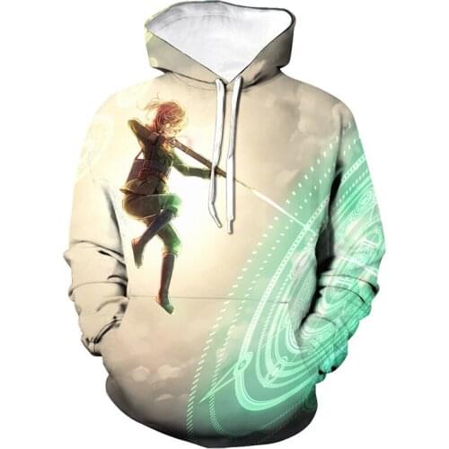 Fashion Anime Hoodies Men Women Youjo Senki The Saga of Tanya 3D Printed Hooded Sweatshirt Pullover Sports Casual Hoodie Unisex