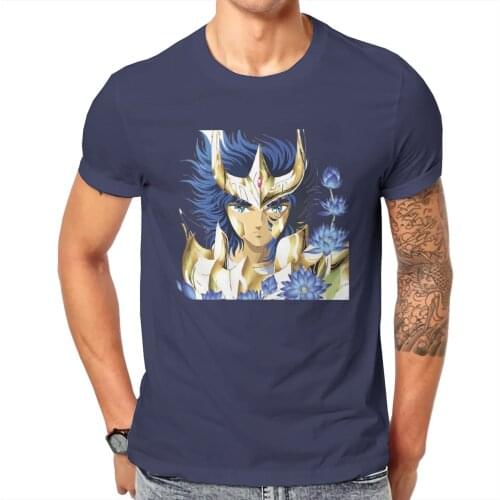 Men Saint Seiya Ikki Throw Anime Cavaleiros Do Zodiaco Patriarch Cool Graphic Classic Graphic Tees