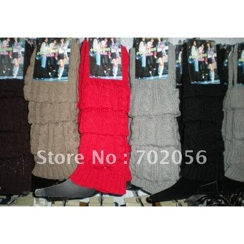 Solid Hemp flowers Dance Leg Warmers Boot Covers Tight 20 pairs/lot mixed #2418