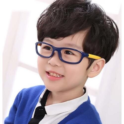 High Quality Brand Silicone Eyewear Frames Children Clear Glasses Flexible Eyeglasses For Boy Girl Optical Spectacle Frame