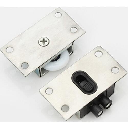 Sliding Door Rollers Stainless Steel Sliding Door Wheel Cabinet Pulley Hanging Wheel For Wardrobe Furniture Hardware