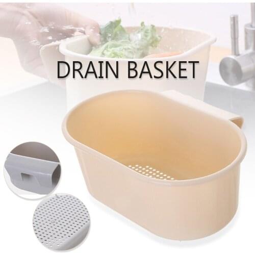 Sink Drain Strainer Basket Kitchen Food Waste Leftovers Food Catcher Multifunctional Kitchen Side Sink Filter Household AUG889
